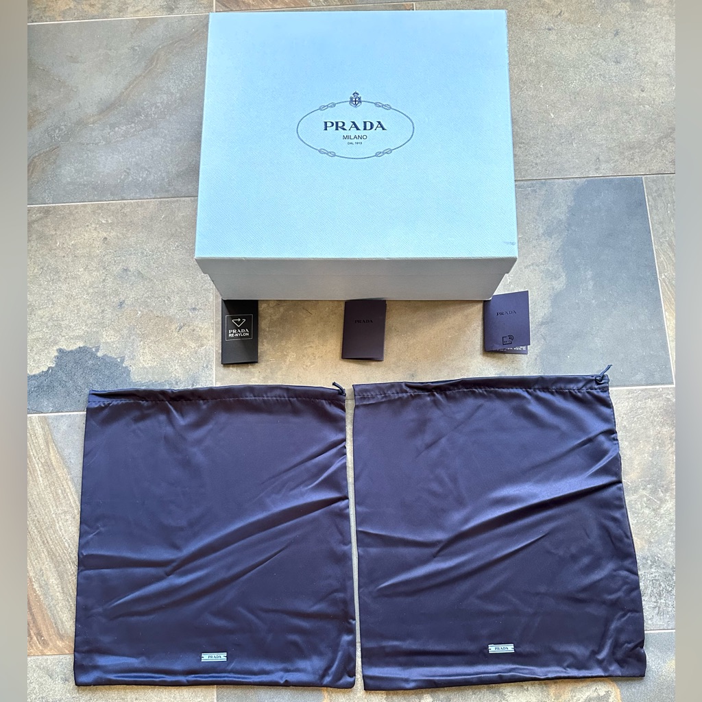 Prada Box Prada Dust Bags Prada Tissue Paper Prada Small Cards